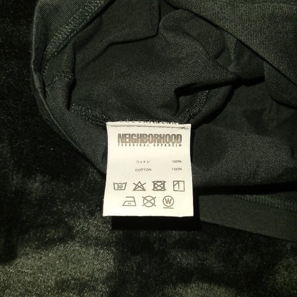 Neighborhood Tee shirt Brand new with tags and bag black size medium - Picture 6 of 9